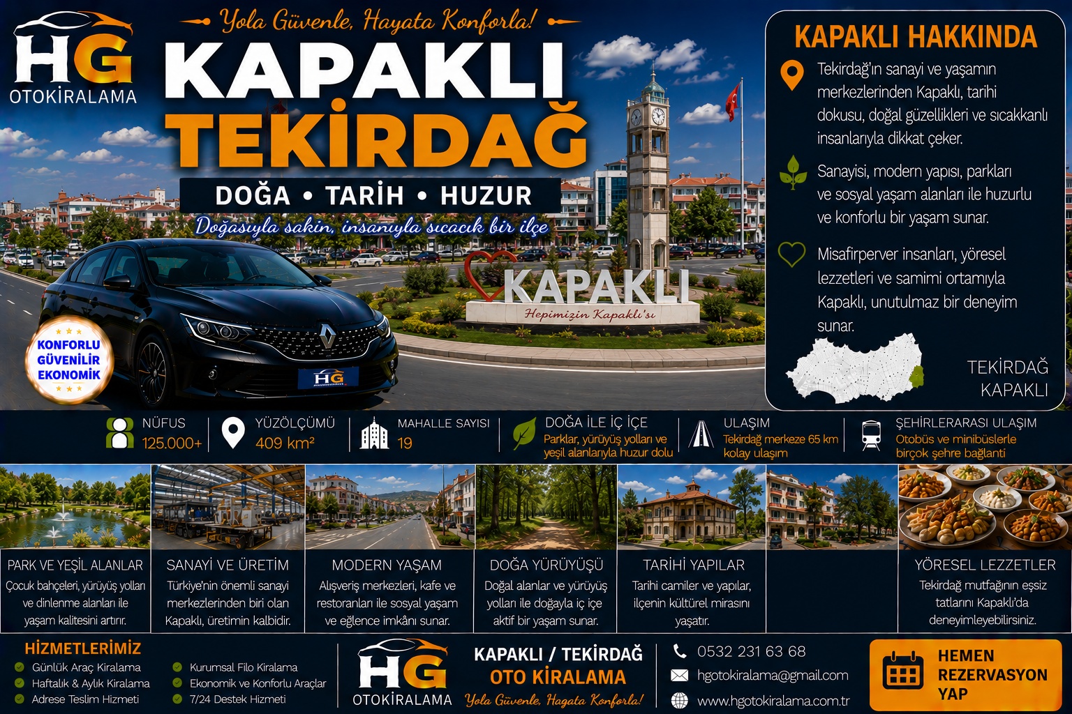 Kapaklı Tekirdağ araç kiralama | HG Blog